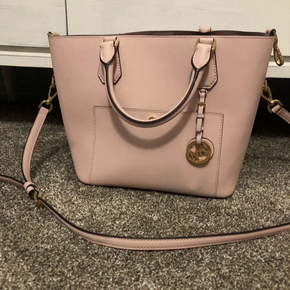 MK pink purse with wallet